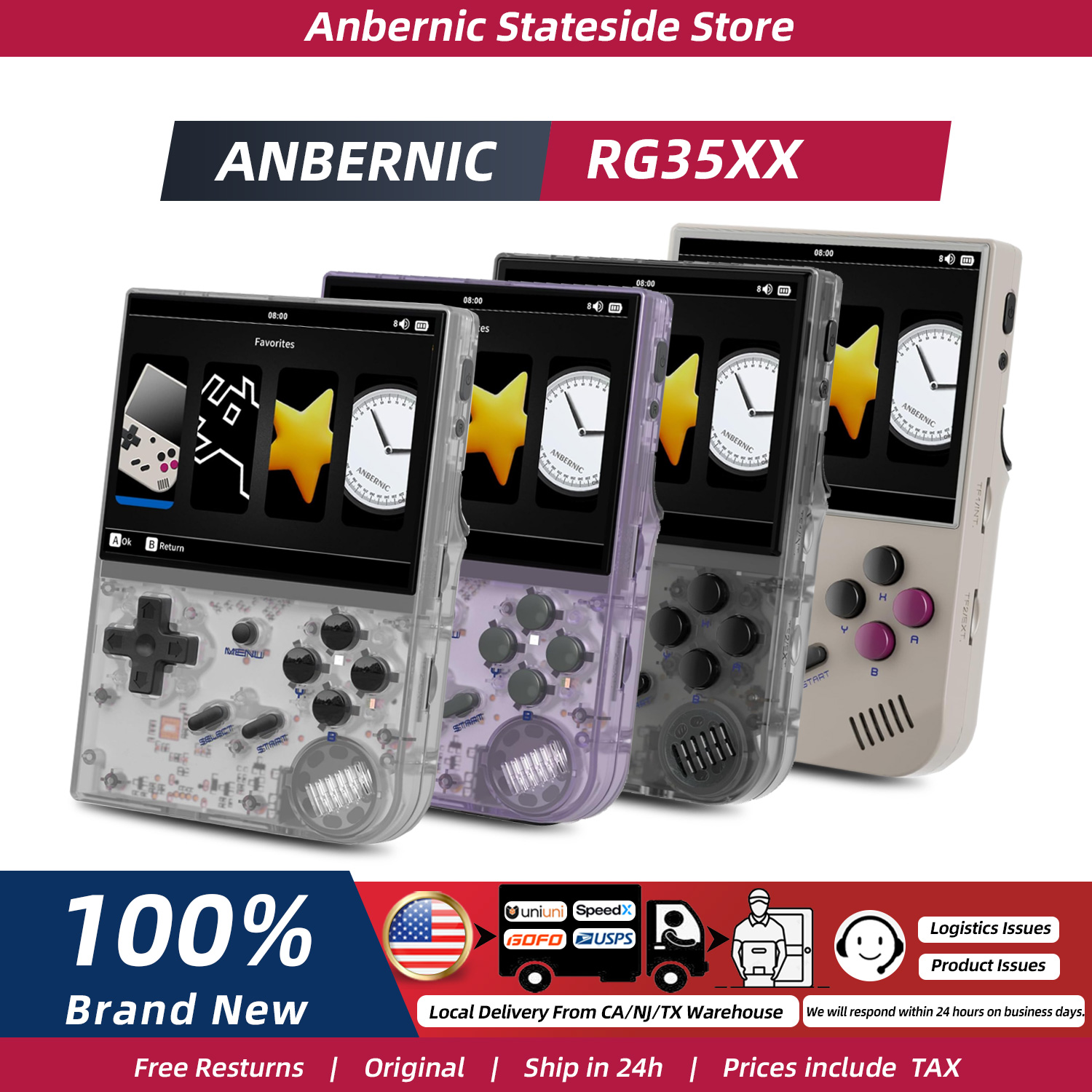 Gaming Console Under 5000 - Портативная игровая консоль ANBERNIC RG35XX, система