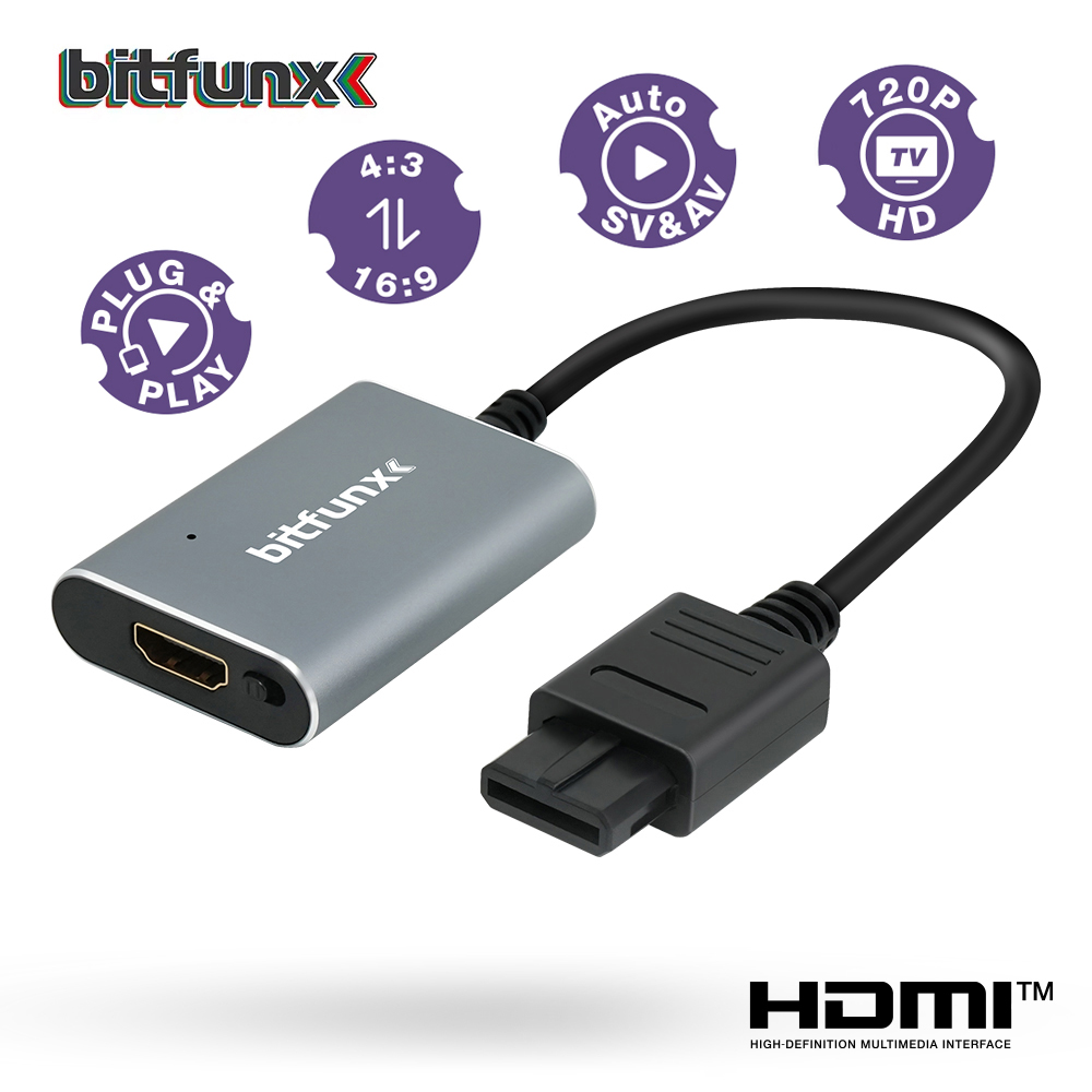 Gaming Console Nintendo Switch - Bitfunx 720P HDMI ™ Адаптер S-video