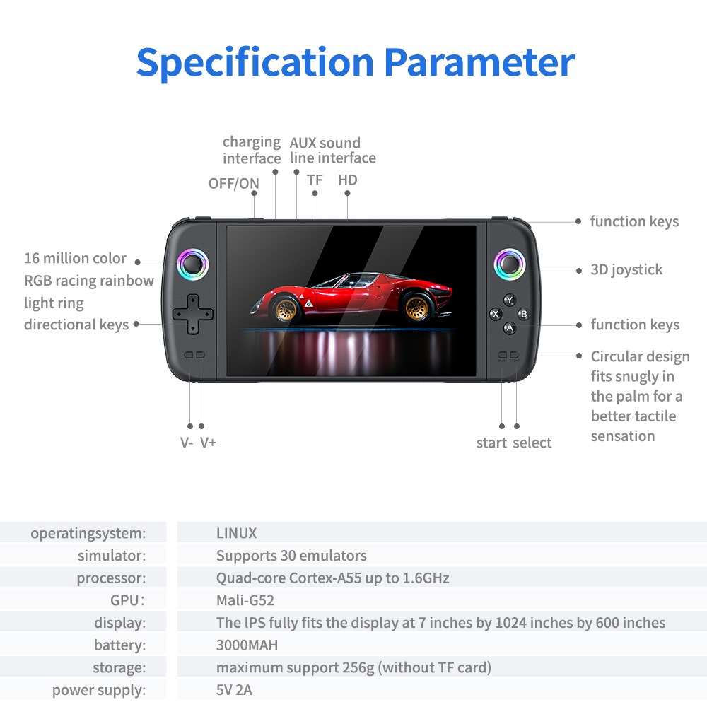НОВЫЙ M27 7-дюймовый IPS-экран – обзор и цена Gaming Console Youtube